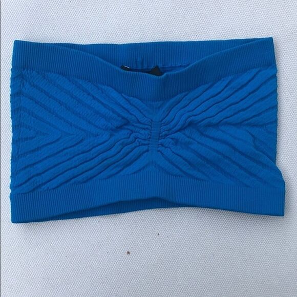 NWOT Bebe Blue Bandeau - Picture 2 of 3